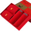 Playboy PLAYBOY 5015-95 Benming men underwear red socks red underwear 2 male red triangle underwear 2 pairs of male red socks XXXL