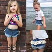 Fashion Toddler Kids Boy Girl Short Denim Pants Shorts Baby Trousers Bottoms