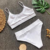US Women Sequins Bikini Set Push Up Padded Swimwear Swimsuit Bathing Beachwear