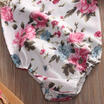 AU Toddler Infants Girl Cotton Bodysuit Romper Jumpsuit Headband Clothes Outfit