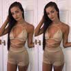 Women Casual Playsuit Ladies Jumpsuit Romper Summer Beach Dress Strappy Playsuit