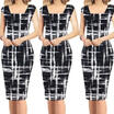 Womens Bandage Bodycon Sleeveless Evening Party Cocktail Club Short Mini Dress