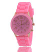 New Men Women Geneva Silicone Rubber Jelly Gel Quartz Analog Sports Wrist Watch