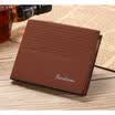 Mens Leather Bifold ID Card Holder Purse Wallet Billfold Handbag Slim Clutch