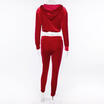 2Pcs Women Tracksuit Hoodies Sweatshirt Pants Sets Sport Casual Suit Sweats XN
