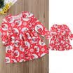 Christmas Toddler Kids Baby Girls Santa Claus Dress Party Pageant Clothes Outfit