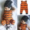 Summer Pumpkin Newborn Baby Boys Girls Bodysuit Romper Jumpsuit Outfits Clothes