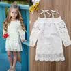 Pageant Flower Girl Dress Kids Lace Floral Wedding Bridesmaid Gown Formal Dress