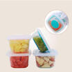 4PCS Microwave Lunch Box Picnic Food Fruit Container Storage Box For Kids Adult