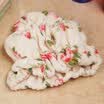 Ou Run Zhe dry hair cap fine fiber floral bath cap