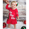 Xmas Toddler Baby Girls Kids Autumn Clothes Long Sleeve Party Tops T-Shirt Dress
