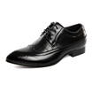 JUQI Business Men Oxford Genuine Leather Shoes