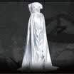 Halloween Black Hooded Cloak Cape Wedding Coat Costume Medieval Long Wicca Robe