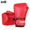 SUTENG 1 Pair PU Boxing Kickboxing Training Fighting Sandbag Gloves for Fighter Boxing Sanda fight gloves two-layer foam