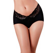 Tingmei breathable lace edge comfortable ladies underwear TK0605 black 70