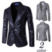 AOWOFS Mens Suit Fashion Leopard Print Blazer Groomsmen Dress Costume X963
