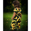 Toddler Kids Baby Girls Sunflower Print Romper Jumpsuit Bodysuit Sunsuit Clothes