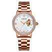 Skeleton Sapphire Crystal Women Mechanical Watch Fashion Elegant Ladies Watch