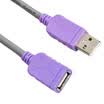 Sanba SANBAO SUF-05 standard USB dual magnetic ring high-performance transmission gray extension cord 5 meters