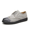 Mens Block leather Shoes Casual shoes