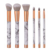 King Love Star Marble pattern Makeup brushes 6PcsSet Beauty Cosmetic tools Make Up Brush Foundation Concealer Eyeshadow Brues