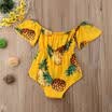Newborn Toddler Baby Girl Boy Kid Off Shoulder Romper Jumpsuit Bodysuit Clothes