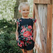 Outfits Mother&Daughter Solid Romper Dresses Matching Women Girls Family Clothes