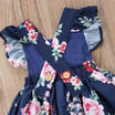 Lovely Kids Baby Girls Floral Backless Party Pageant Tutu Dress Sundress Clothes