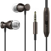 In-ear earphone magnetic suction wire control with microphone MP3 earphone plug