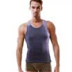 Jingdong Supermarket St Paul&39s men&39s vest men&39s bamboo fiber comfortable backing vest sweat ZPU-3004 soft breathable iron gray XXXL 185110