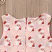 Newborn Kids Baby Girl Christmas Santa Claus Sleeveless Party Dress Tops Clothes