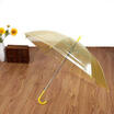 Large Clear Dome Transparent Umbrella Parasol Brolly Ladies Wedding Party Decor
