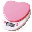 Jingdong supermarket Jie Kaiuo heart-shaped kitchen food electronic said single-contact weighing more accurate weight baking scale 1g said