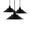 Baycheer HL478957 Industrial Style Light Pendant Fixture in Mystic Black FinishSmall