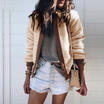 Women Fleece Fur Jacket Warm Outwear Hoodie Winter Teddy Bear Pocket Fluffy Coat