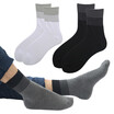 LifeWheel Men Antibacterial Breathable Cotton Casual Athletic Box Socks 6 Pair