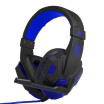 Gaming Headset Wired Headphone for PC Laptop with Microphone with USB 35mm Interface LED Volume Control Over-ear Headphone