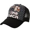 MSEK MMZ160062 Men&39s Ladies Baseball Cap Cartoon Street Tide Hood I Iike black Wagon Hat Black