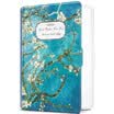 Natusun K5-08 Adaptation Kindle 958 Case Case Kindle Paperwhite1 23 Electric Paper Book Sleeping Leather Case White Shell - Van Gogh Apricot
