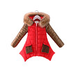 4-13 years old girls winter coat childrens down jacket hooded Fur collar stitching kids Outerwear thick warm parkas fashion