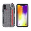 New iPhoneXS Max Mobile Phone Case Cover Samsung Mobile Phone Card Anti-fall Cover Gray