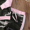 Toddler Kid Baby Girls Camouflage T-shirt Tops Pants Outfits Casaul Clothes Set
