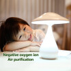 NeillieN Mushroom Desk Lamp LED Dimmable Mushroom Night Light Rechargeable Negative ion air purifying LampTouch LED Table Lamp