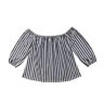 Newborn Infant Baby Girls Summer Off Shoulder Clothes Casual Mother Daughter Set
