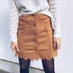 Fashion Womens PU Leather Skirt High Waist Slim Party Pencil Mini Lace UP Skirt