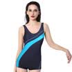 Yi Yi professional sports competitive conservative cover was thin sexy sexy women&39s body women&39s swimsuit possession of blue XL Ezi1380