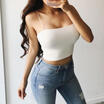 Womens Lace Floral Bralette Bralet Bra Bustier Crop Top Unpadded Cami Tank Tops