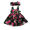 Toddler Infant Kids Baby Girls Summer Floral Dress Princess Party Dresses 0-4Y