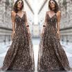 Sexy Womens Leopard Sleeveless Maxi Dress Cocktail Party Evening Clubwear Dress
