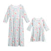 Mother Daughter Matching Clothes Floral Mom Kids Parent Long Dress Outfits Set